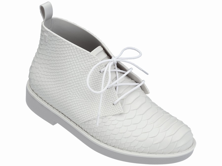 Botas Melissa Baja East Mujer - Blancas - Argentina MES-297385